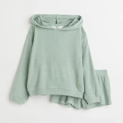 2-piece Set Light Green