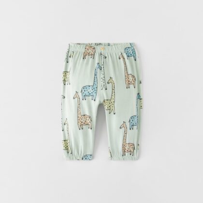 Giraffe Slub Knit Trousers
