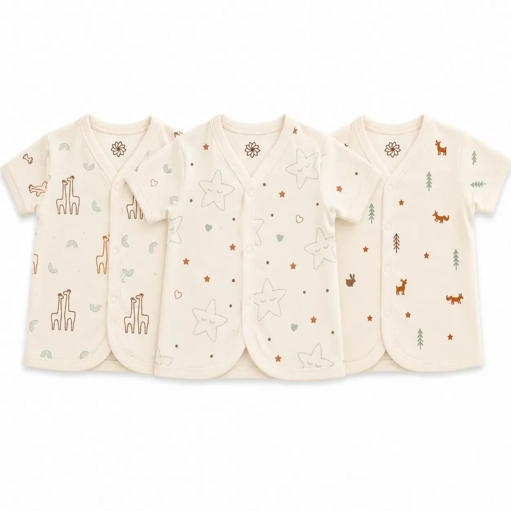 Natural Print Organic Vest