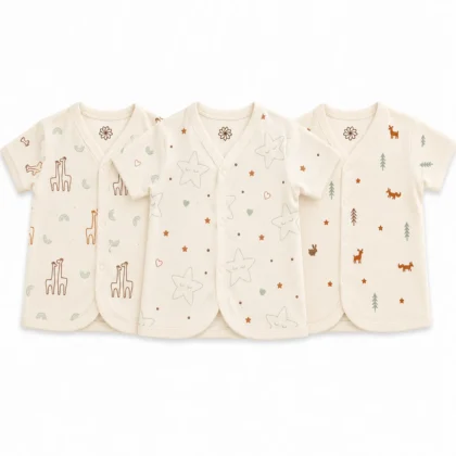 Natural Print Organic Vest